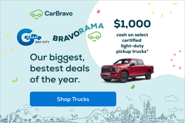 $1000 Customer Cash on select Certified used trucks