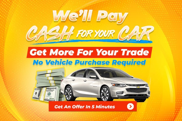 We are buying vehicles for cash